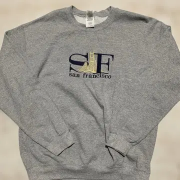 구제 의류 길단 바디 샌프란시스코 자수 맨투맨 사이즈 M