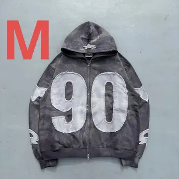 Numbering With Star Logo Zip Hoodie M