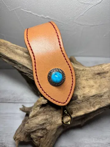 천연 가죽 벨트 루프 키 머리띠 홀더 타월 홀더 핸드메이드