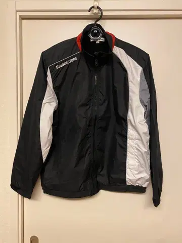 BRIDGESTONE 브릿지스톤 나일론 점퍼 블랙/화이트