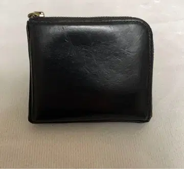 GANZO 간조 GUD2 ZIP 퍼스 L자 지갑 블랙