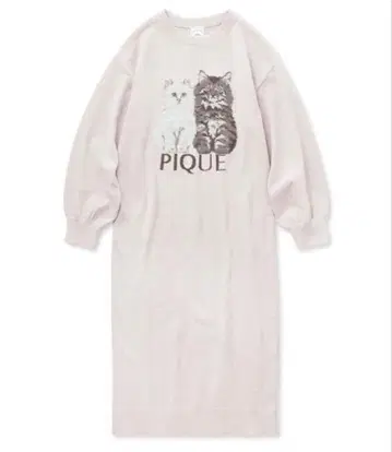 트윈 캣 자카드 원피스 젤라피케 젤라또피케 핑크