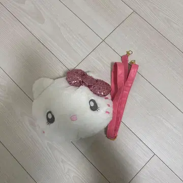 USJ 고양이 얼굴 머리띠 핑크 리본 포함