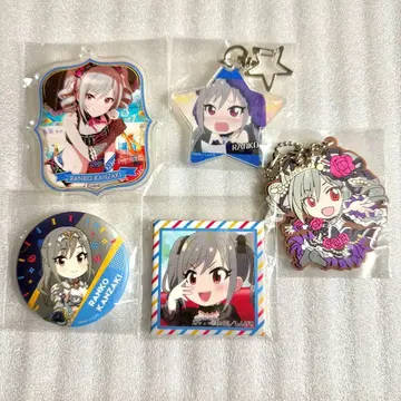 카미사키 란코 아크릴 키링 캔뱃지 도큐핸즈 신격 데레마스 신데렐라 걸스