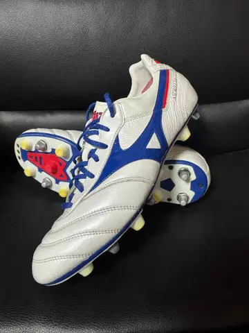 미즈노 모렐리아 축구화 화이트/블루