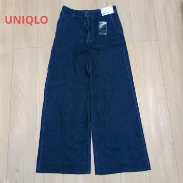 여성용 와이드 트라우저 청바지 유니클로