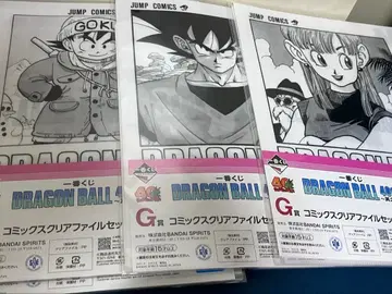 [ 미개봉 ] 제일복권 드래곤볼 G상 클리어 파일 세트 7종