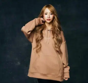 리자드 후드티 베이지 M