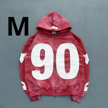 Numbering With Star Logo Zip Hoodie M