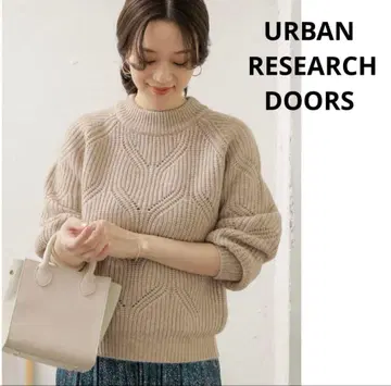 URBAN RESEARCH DOORS 하이넥 아이렛 풀오버