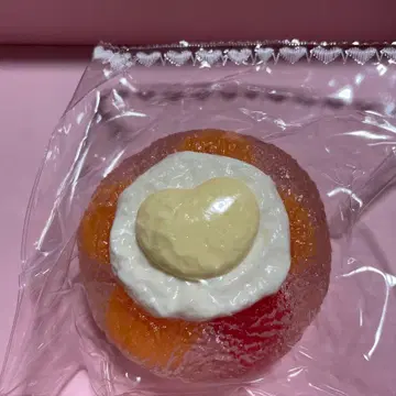 클리어 후르츠 케이크 빵 kikisquishy