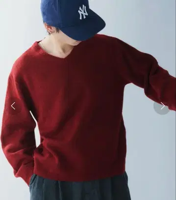 adoon plain 소프트 터치 V넥 니트