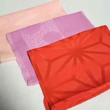 (0457) 오비 장식 천 3점 묶음 판매 기모노 일본 의류 잡화 인기