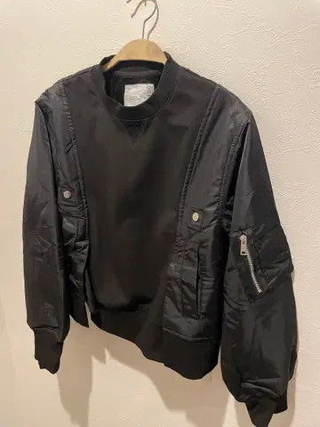 sacai 블루종 트레이닝복 지퍼 포켓 사이즈 1