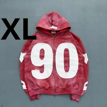 Numbering With Star Logo Zip Hoodie XL