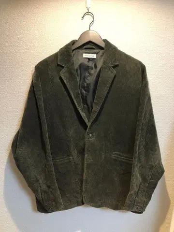 FREAK'S STORE 코듀로이 테일러드 자켓 올리브 그린
