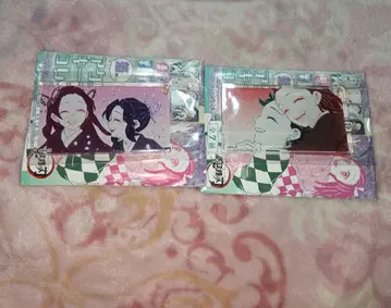 귀멸의 칼날 원화전 금박 아크릴 키링 나비 자매 카마도 형제자매