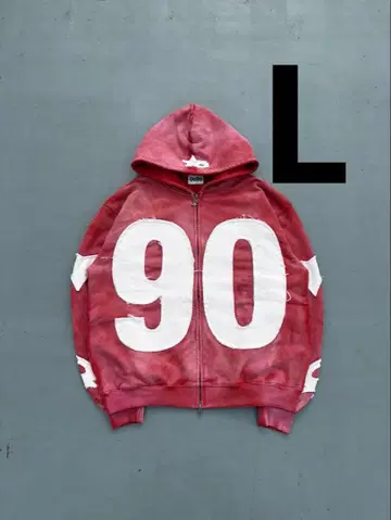 Numbering With Star Logo Zip Hoodie