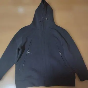 in the attic 후드 부착 후드티 블랙 남성용