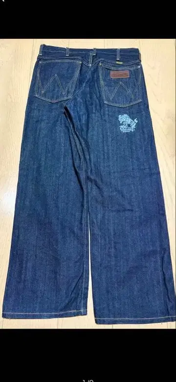 90s 랭글러 700 시리즈 스트레이트 데님 다크 네이비