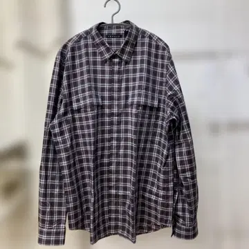 [ XXL ] theory 띠어리 체크 무늬 긴팔 셔츠