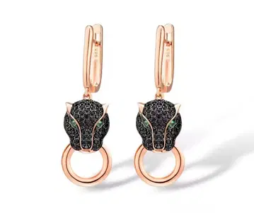 [새상품 무료배송] 925 실버 팬서 귀걸이