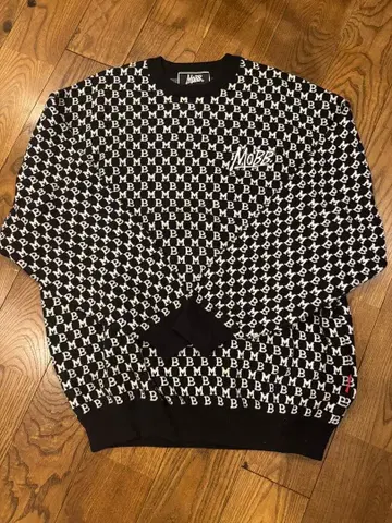MOBB 로고 패턴 스웨터 XL