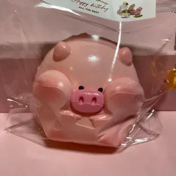 돼지형 스퀴즈 물 느낌 스트랩 포함