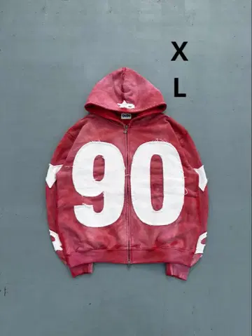 Numbering With Star Logo Zip Hoodie