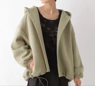 렙심 퍼프 에어 후디 블루종 라이트 카키