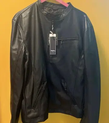 빅 사이즈 블랙 라이더 자켓