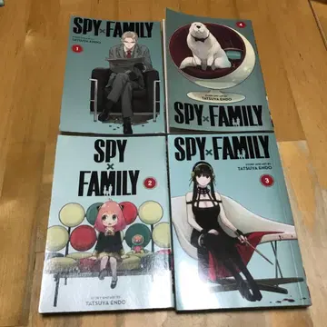 외국도서 SPY FAMILY Tatsuya Endo 1권~4권 4책 세트