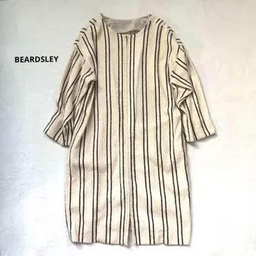 BEARDSLEY 비어즐리 롱 코트 가디건 스트라이프