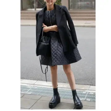 집업 퀼팅 원피스 플라네 bebeod yori 스타일