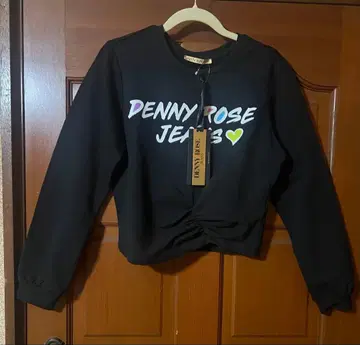 DENNY ROSE 블랙 맨투맨 XS