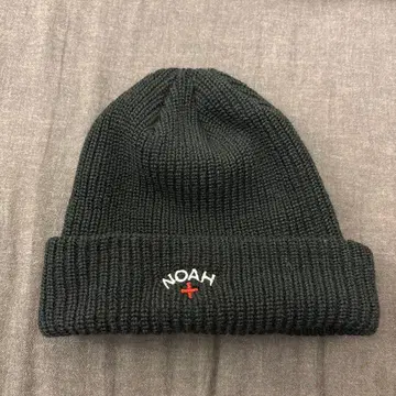 NOAH 블랙 니트 모자