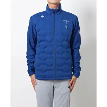 데상트 골프 다운 자켓 블루 L