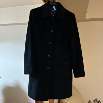 NEWYORKER 블랙 울 코트 L 사이즈