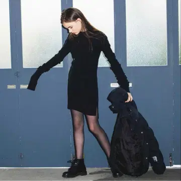 Juemi 니트 원피스 블랙