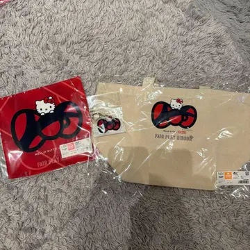 새상품 가시마 앤틀러스 헬로키티 콜라보 페어플레이 리본 3종 세트 한정품