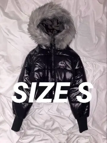 9090 퍼 후디드 퍼퍼 자켓