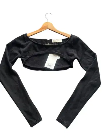 [ 미사용 새상품 ] 앤드마리 미니 볼레로 니트탑 블랙 S