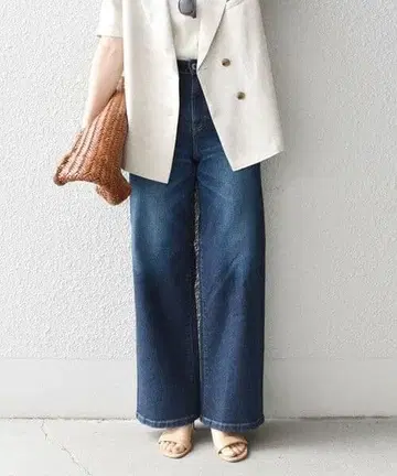 SOMETHING LISA 와이드 데님