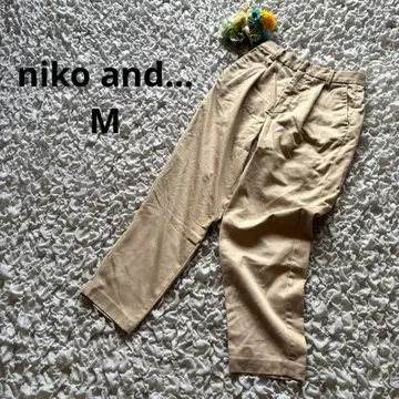 니코앤드 턱 치노 팬츠 코튼 베이지 M 캐주얼 이지