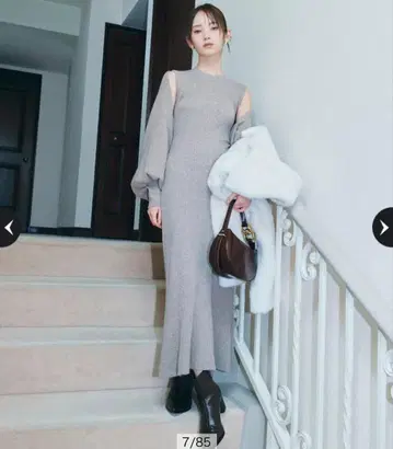 새상품급 25aw 4WAY 케이블 원피스 SET