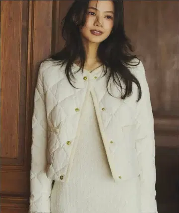 [ TAION x anuans ] 노카라 퀼팅 숏 다운