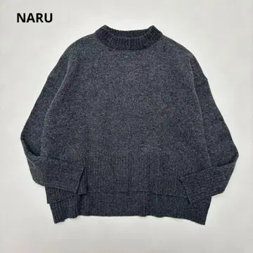 NARU  태즈매니아 램스울 니트 풀오버 그레이