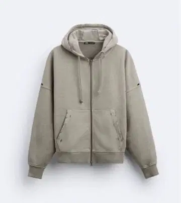 ZARA 지퍼 그라데이션 후디 L