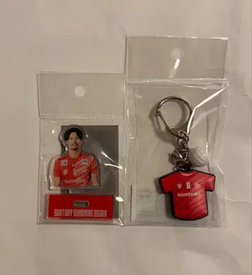 산토리 선바즈 오사카 세키타 세이다 아크릴 스탠드 키링 2개 세트