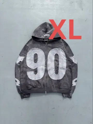 Numbering With Star Logo Zip Hoodie